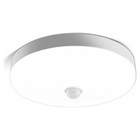 Plafonnier LED Detecteur de Mouvement 12W 1500LM 6500K Blanc Froid IP56 Étanche Rond Lampe Plafond LED pour Exterieur Intérieur Escalier Salle de Bains Garage Couloir ，1 pcs [Classe énergétique E] , E (1/3)