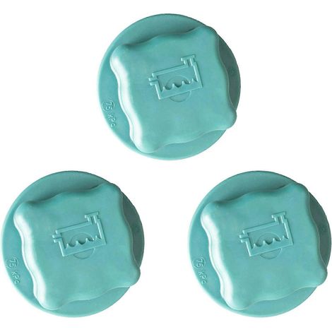 Lot de 3 bouchons de réservoir de liquide de refroidissement, bouchon de radiateur, bouchon de liquide de refroidissement moteur, Volvo S40 S60 S80 V70 V90 XC70 XC90 C70 1985-2014 (1/5)