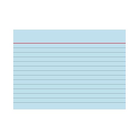 BRUNNEN Karteikarte 102260130 DIN A6 liniert bl 100 St./Pack. (1/2)