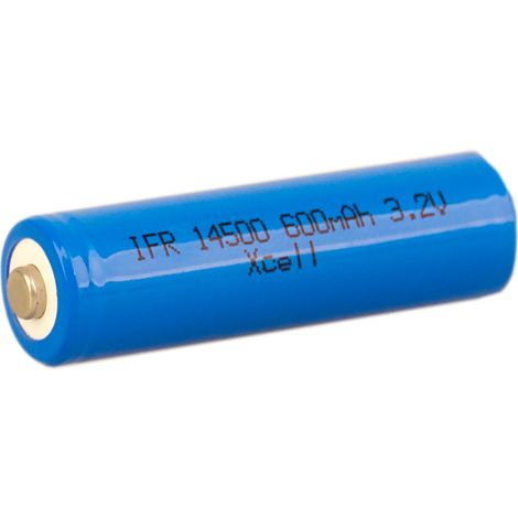 Batteria ricaricabile XCELL STILO 14500 AA LiFePo4 3,2V 600mAh
