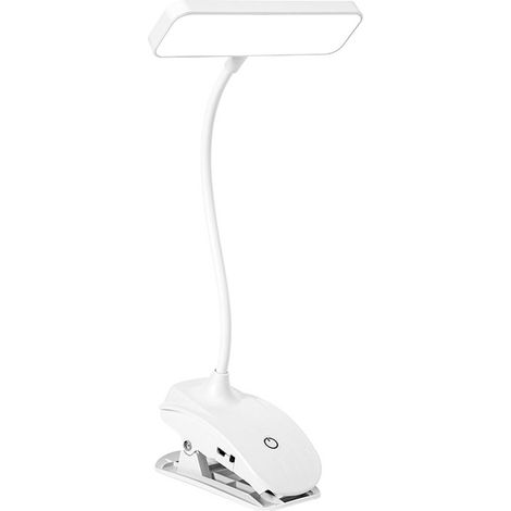 Lampe De Bureau LED - Technologie À Courant Continu Sans Flicker - Col De Cygne 360° Réglable - Pour Étude Chambre Dortoir Bureau - 1 Pièce (1/5)