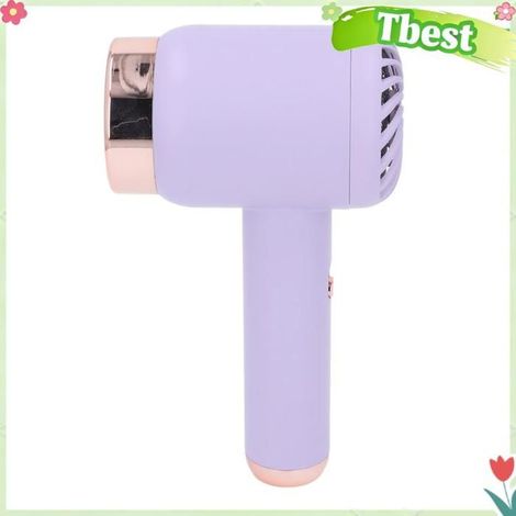 Tbest sèche-cheveux ionique sans fil Sèche-cheveux ionique à brancher et à charger, electromenager conservation Gris foncé Violet (1/5)