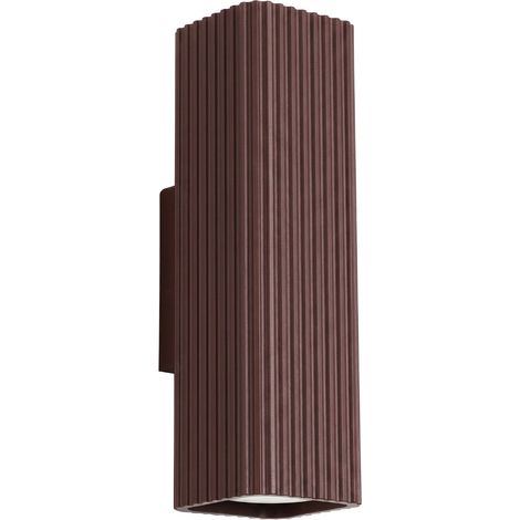 Applique RAYO 20 marrone alluminio 2xGU10 6cm Sollux (1/5)