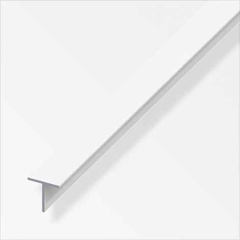 alfer Quadrat-T-Profil 19,5 x 19,5 x 2500 mm Profil Übergangsprofil Abdeckprofil (1/2)