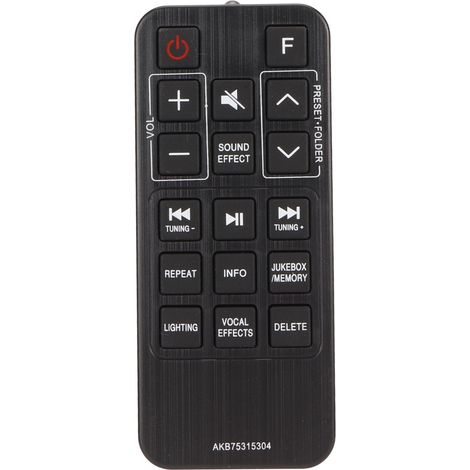 Télécommande AKB75315304 pour barres de son LG et systèmes audio domestiques LG (1/5)