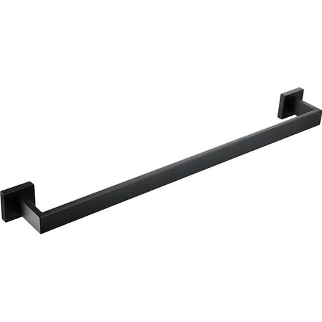 Accessoires de salle de bain, crochet pour peignoir noir, barre porte-serviettes, barre porte-serviettes simple (1/2)
