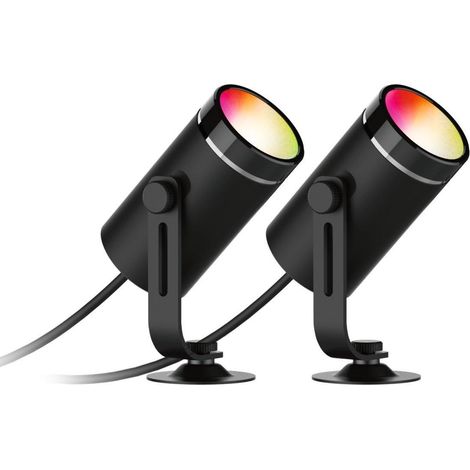 Deltaco Smart Home lampada da giardino nera 6W 500 lumen RGB