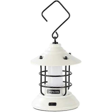 Lampe de camping rétro étanche pour chevaux, lampe LED rechargeable pratique pour tente C (1/5)