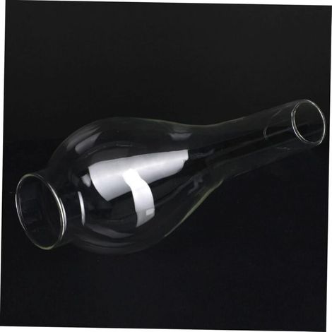 Abat-Jour Verre pour Lampe à Huile Cheminée Résistante Au Vent Transparent Protection pour Lampe à Pétrole Vintage Intérieure,Hauteur : 24.5 cm (1/4)