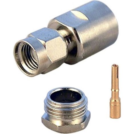 Connettore SMA-RP per cavo H155, avvitato (1/2)