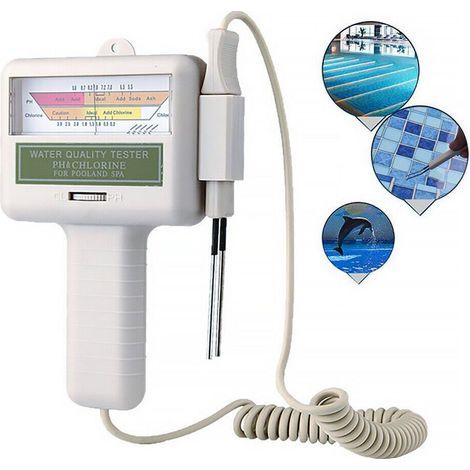 Distributeur de chlore flottant avec thermomètre, pour un dosage uniforme dans les piscines, spas, jacuzzis et pour l'entretien de l'eau-AquaForge (1/5)