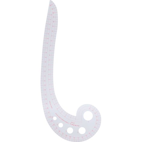 Comma Ruler Multifunctional Grading Ruler 6‑Word Cutting Tool Curved Ruler for Making Clothes (1/5)