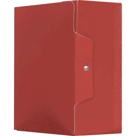 CARTELLA PORTAPROGETTI CON BOTTONE dorso 15 cm - rosso 5 PZ