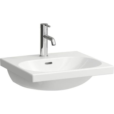 LAUFEN LUA lavabo, 1 trou pour robinet, avec trop-plein, (1/3)