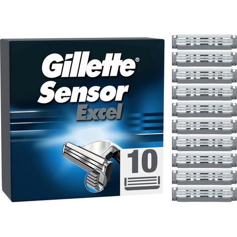 Lames de Rasoir Homme Sensor Excel, Lot de 10 (1/5)