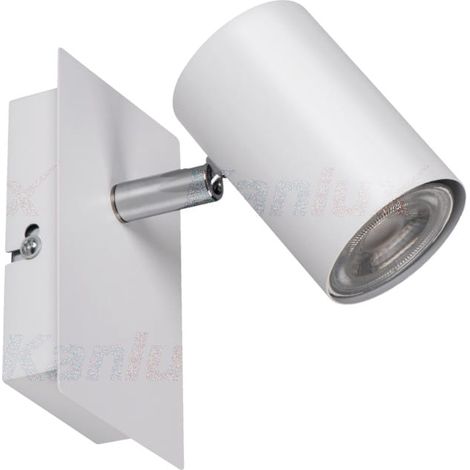 Spot mur/plafond Kanlux Evalo GU10 10W blanc 35690 (1/3)