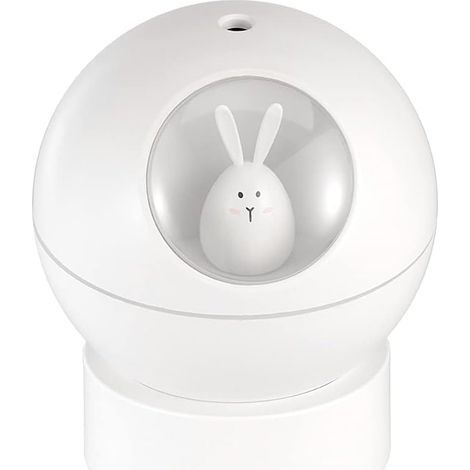 Mini-USB-Luftbefeuchter mit mehreren Betriebsmodi für Büro oder Schreibtisch – Weiß (1/5)