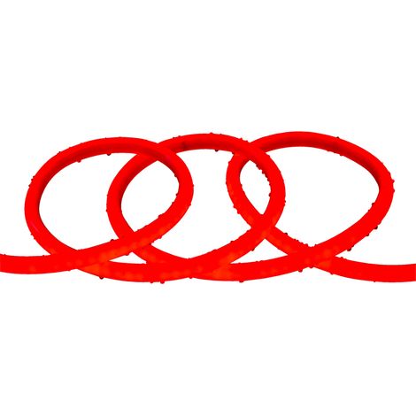 Tira LED Neón Regulable 220V Circular 8W/m Corte 100cm IP65 N-FLEX14 a Medida Rojo 50 m (1/5)