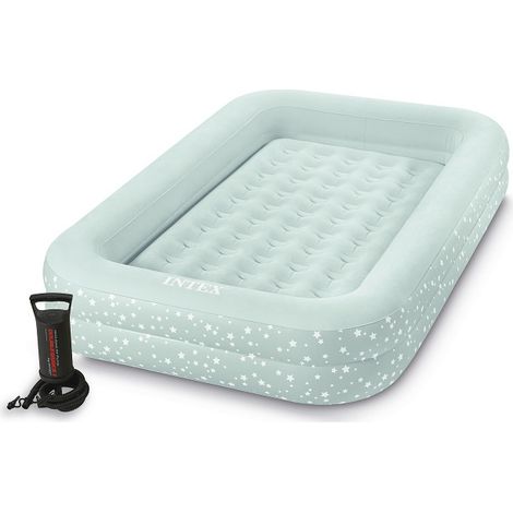 Matelas gonflable pour enfant 3 - 6 ans avec gonfleur à main