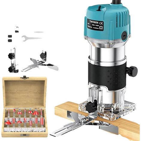 Tondeuse électrique, réglage à 6 vitesses, moteur haute vitesse, Style F-800W(Foret) (1/2)