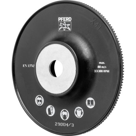 PFERD TOOLS Hochleistungs-Stützteller mit Spannmutter Ø 115 H-GT115 M14 für Winkelschleifer 115 (1/4)