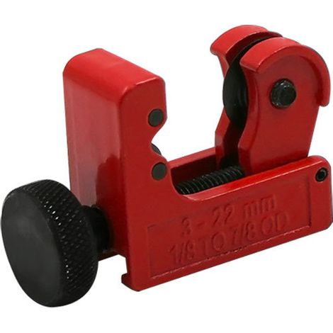 Rouge Mini coupe-tube de 3 à 22 mm (1/5)