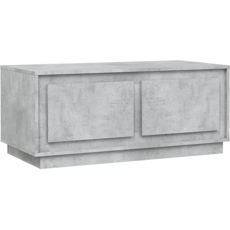 Maison Exclusive - Couchtisch Betongrau 102x50x44 cm Holzwerkstof