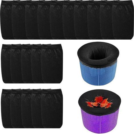 Chaussettes de skimmer, chaussettes de skimmer de piscine, tamis pour accessoires, chaussettes filtrantes de piscine, filet de piscine(20pcs) (1/5)