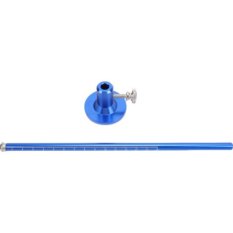 Calibre de traçage à roue en alliage d'aluminium, outil de traçage parallèle pour mortaises de travail du bois avec bouton moleté, échelles métriques et impériales, bleu (1/5)