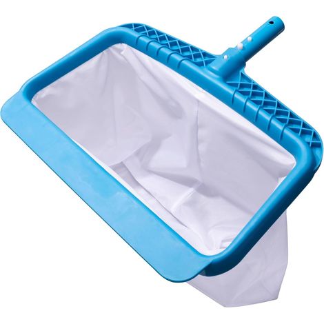 Épuisette de Piscine pour Racler Le Fond de Piscine Creusée, Fine Maille du Filet de Étang avec Contour Renforcé en Plastique, Pool Rake Skimmer Net (1/5)
