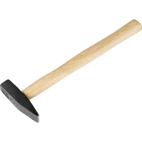 Marteau De Serrurier - Tete En Acier - Manche En Bois - Poids 300 G - Pour Travaux De Serrurerie - 1 Piece