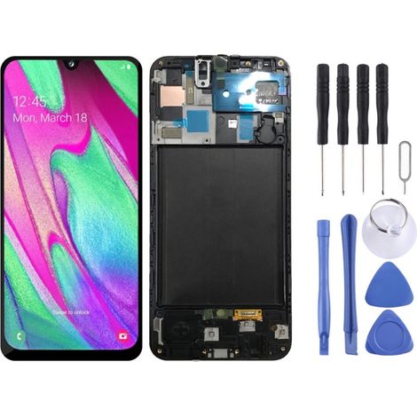 Original LCD screen with frame for Samsung Galaxy A50 SM-A505F ( (1/4)