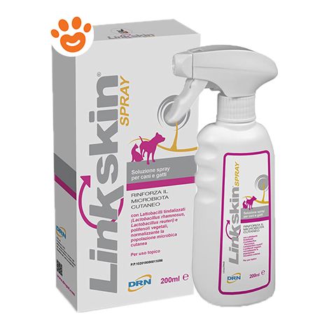 DRN Dog & Cat Linkskin Spray - DRN Dog & Cat Linkskin Spray - Confezione da 200 ml