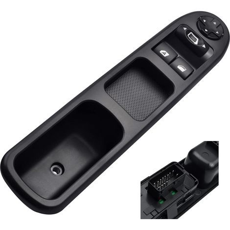 6554.QC Interruptor regulador de elevalunas eléctrico delantero izquierdo, interruptor de control de elevalunas eléctrico para Peugeot 207 (6554QC) (1/5)