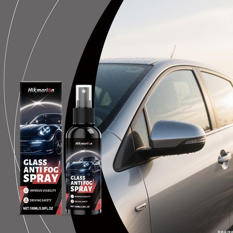 Antibeschlagspray für Autoscheiben und Rückspiegel, reinigt und entfernt Beschlag und Wasserflecken für klare Sicht bei Regenwetter – 100 ml -- DE (1/5)