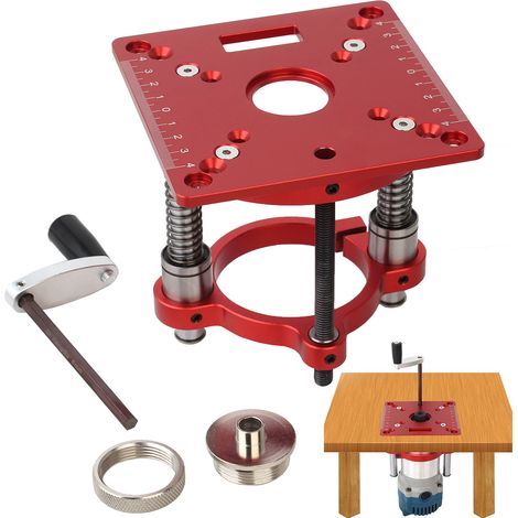 Table de Défonceuse pour Établi – Avec Plaque d'Insertion en Aluminium – Pour Scie et Routeur 65mm (1/5)