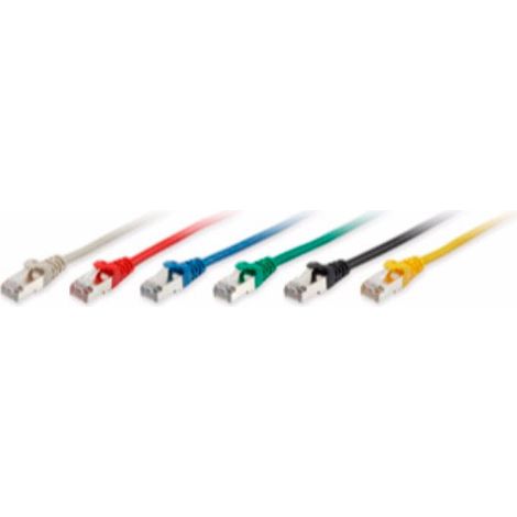 Equip 605516 RJ45 Patchkabel CAT 6 S/FTP 10.00 m Weiß vergoldete Steckkontakte 1 St.