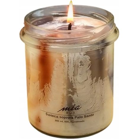 Palo Santo Marmor-Sojakerze 240g