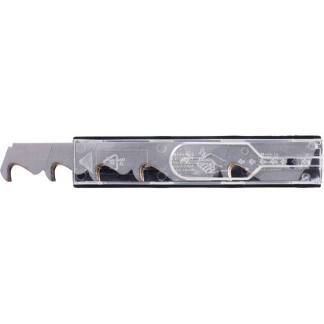 Cuchilla de gancho a presión L104,5xB17,7xS0,5mm TiN 3 puntos de rotura 10 unidades/dispensador (1/4)