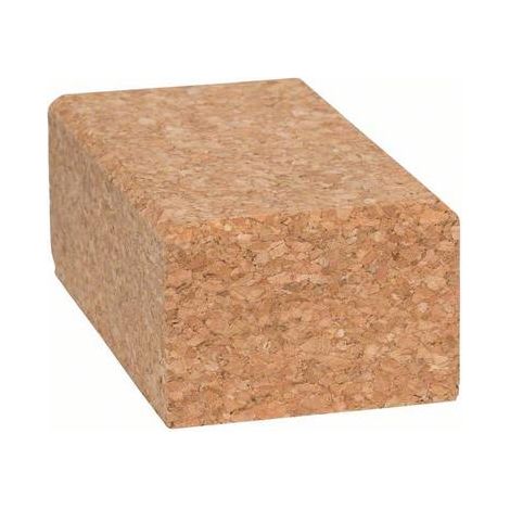 Cale de ponçage, longueur x largeur 60 x 100 mm, cale de ponçage en liège, petite Bosch Accessories