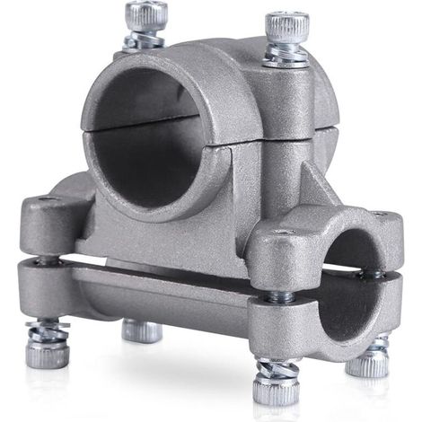 Poignée Support pour débroussailleuse, support guidon debroussailleuse, guidon de débroussailleuse, Support de poignée Support de Guidon Support clamp pour Fixation de la Tondeuse à Gazon, 26mm (1/5)