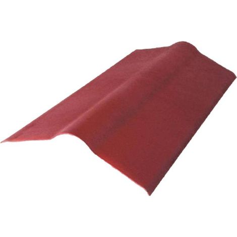 COLMO PER LASTRA 'ONDULINE' cm 100 x 50 - colore rosso