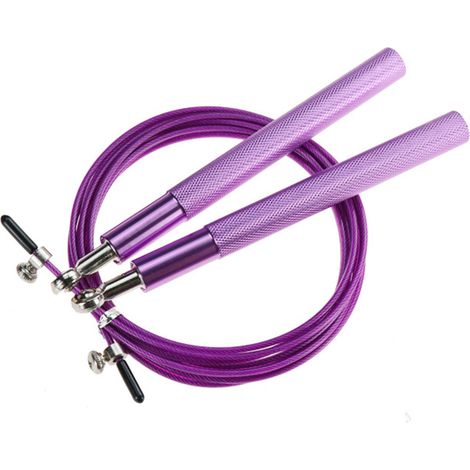 Corde À Sauter - Roulements À Billes - Poignées En Aluminium - Pour CrossFit Boxe HIIT Fitness - 1 Pièce (1/5)