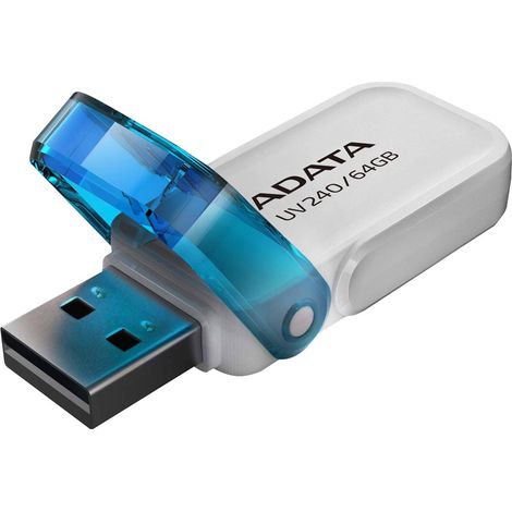 ADATA UV240 - Clé USB 64 Go Blanc