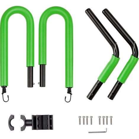 Bicycle Surfboard Racks Bike Surfboard Hanger Compatible with Shortboards Longboards Paddleboards-Green