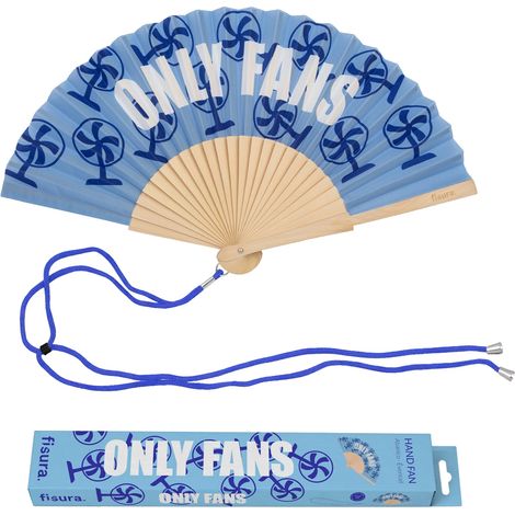 Ventaglio Only Fans 42.5x23cm Giallo FISURA (1/2)