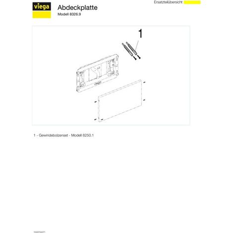 VIEGA 672072 Plaques de recouvrement Visign (1/5)