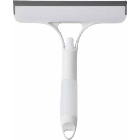 Raclette de nettoyage 3 en 1 pour vitres et douche, outil de nettoyage multifonctionnel, fourni avec un flacon pulvérisateur et une éponge de nettoyage. (1/5)