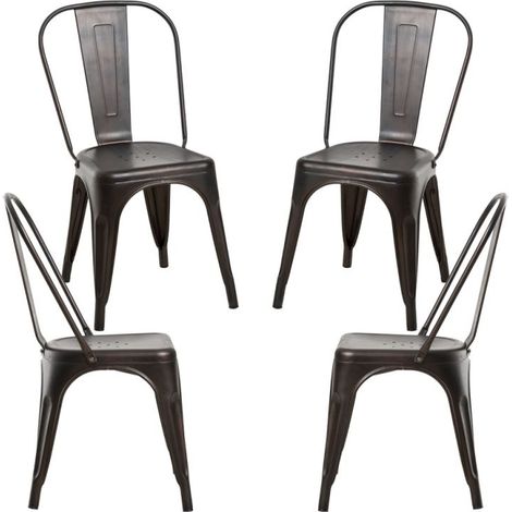 Packs Sillas Comedor - Pack 4 Sillas Torix Vintage - Cobre vintage