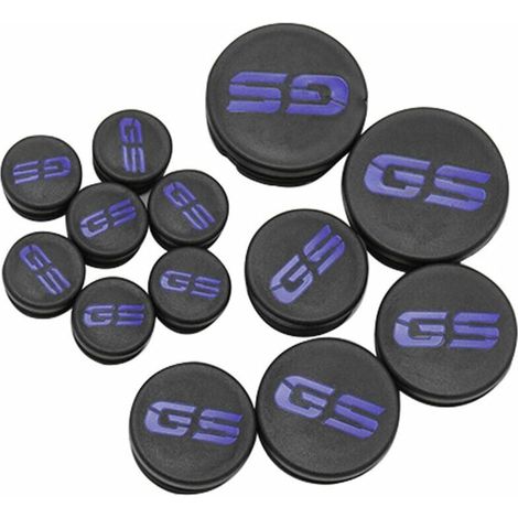 13 Pcs Moto Cadre Plug Kit Protecteur Couverture Trou Couverture Cadre Bouchons Couverture Decorative Remplacement Pour Bmw R1200Gs Lc Adventure 2013-2016,Bleu (1/5)